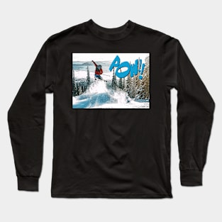 POW Powder Skier Long Sleeve T-Shirt